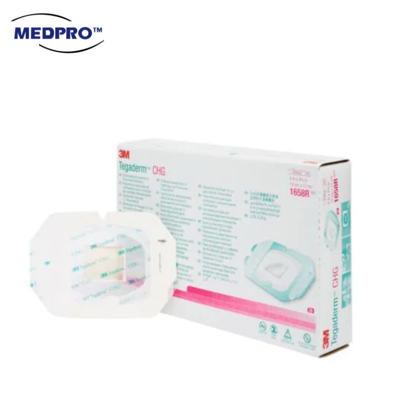 3M™ Tegaderm™ CHG Chlorhexidine Gluconate I.V. Securement Dressing 10c –  MEDPRO™ Medical Supplies