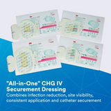 3M™ Tegaderm™ CHG Chlorhexidine Gluconate I.V. Securement Dressing 10cm x 12cm [25pcs/box] 1658R
