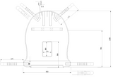 Type 2: Body Sling / Hoist Harness for MEDPRO™ LEVIO Series Electric Patient Hoist