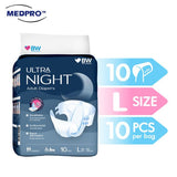 BW Ultra Night Absorbent Diapers (Day & Night use) – M & L