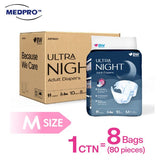 BW Ultra Night Absorbent Diapers (Day & Night use) – M & L