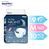BW Ultra Night Absorbent Diapers (Day & Night use) – M & L