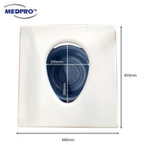 MEDPRO™ Stainless Steel Deluxe Mobile Toilet Commode Chair