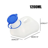Unisex Durable Urinal with Cover 1000mls