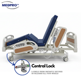 MEDPRO™ Electric 3 Functions Bed with Quad Rails & Backup Battery Pack (UPGRADED)