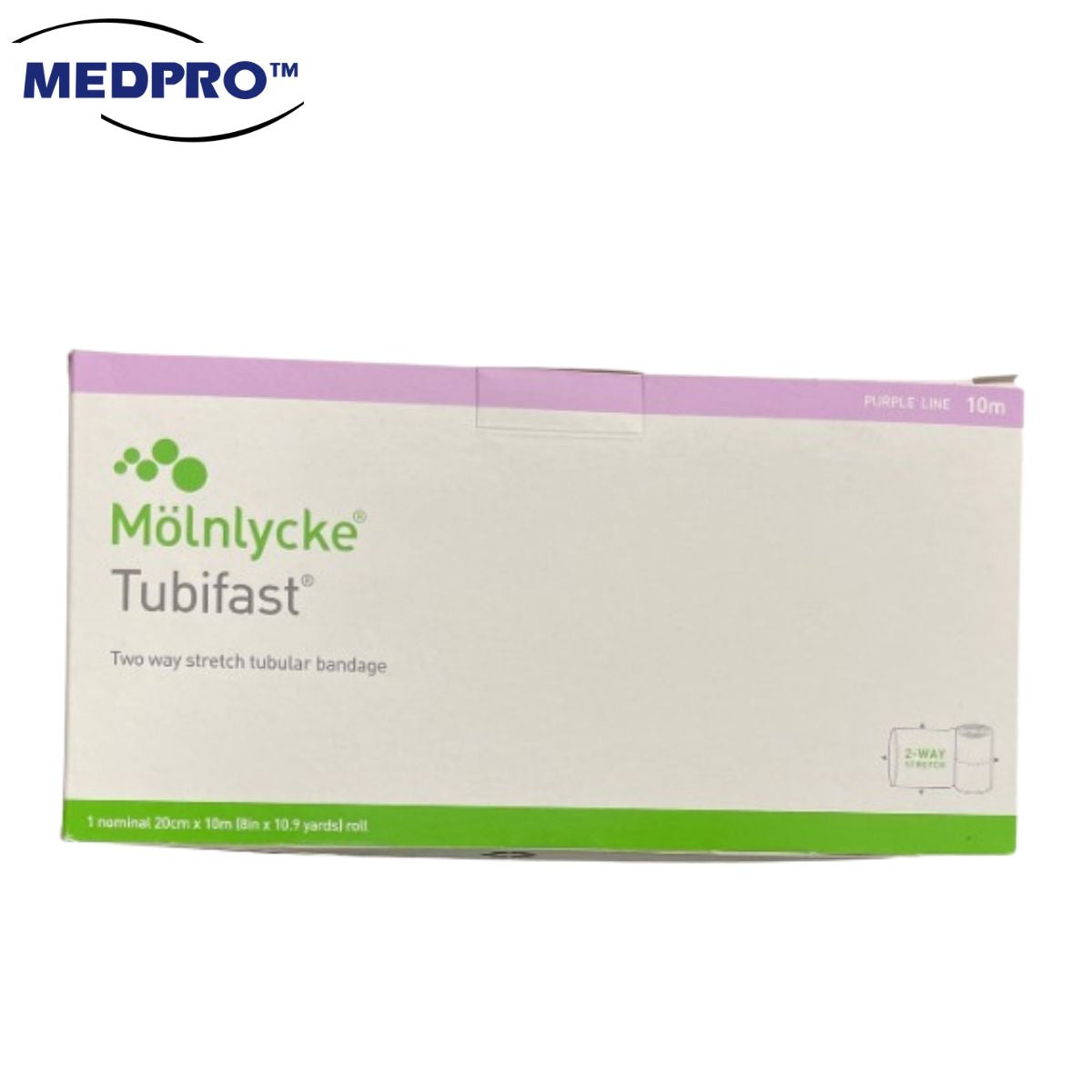 Molnlycke Tubifast 10M Roll (Red/Green/Blue/Yellow/Purple Line)