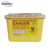 Sharps Disposable Box Container With Lid 1L | 3L | 5L | 14L |23 Litres