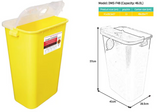 Sharps Disposable Box Container With Lid 1L | 3L | 5L | 14L |23 | 46 Litres