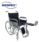 Chrome Elevating Wheel Chair