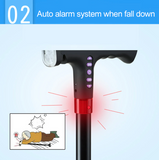 [NEW!] MEDPRO™ Intelligent Cane with FM Radio, Night Light & Emergency Alarm [Adjustable Height]