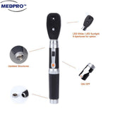 (2 in 1 Set) LED Light Otoscope + Direct Ophthalmoscope
