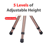 [NEW!] MEDPRO™ Foldable Seat Cane with FM Radio, Night Light, Emergency Alarm & Adjustable Height Seat