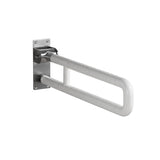 Folding U-Shaped Toilet Grab Bar (Stainless Steel + ABS) 60cm