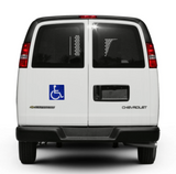 Handicap Sticker Label 14cm x 14cm for Personal Mobility Device PMD - MEDPRO™ Medical Supplies