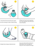 Ice Bag Ice Pack, Reusable Ice Bag | Cold & Hot Therapy Ice Bag for Pain Relief, Swelling & Sports Injuries