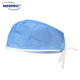Non-woven Disposable Tie On Nurse / Surgical Cap Tie-On 100pcs/pack