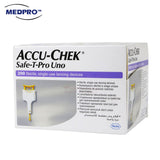 [CLEARANCE Expiry: 01/08/2026] ACCU CHEK Safe T-Pro Uno Single Use Lancet Device (200pcs/Box)