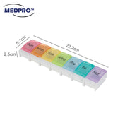 7 Days Pill Organizer Storage Box