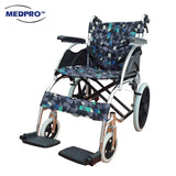 MEDPRO™ Design Lightweight Push Chair with Height Adjustable Legrest
