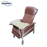 Manual Reclining Geriatric Chair with Tray