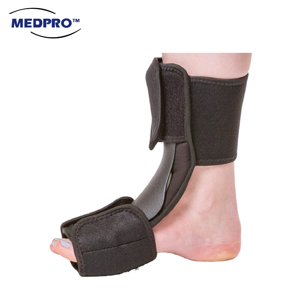 MEDPRO™ Open Night Splint Rigid Support for Foot Drop, Plantar Fasciit ...