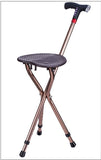 [NEW!] MEDPRO™ Foldable Seat Cane with FM Radio, Night Light, Emergency Alarm & Adjustable Height Seat