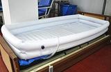 Inflatable Bed Shower Bath Basin Full Set with Air Pump, Water Bag and Washing Nozzle for Patients - MEDPRO™ Medical Supplies