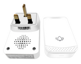 Long Range Wireless Doorbell for Patients at Home - 2 Call Bells with 1 Ring Speaker (Local Plug) for Toilet & Bedside - MEDPRO™ Medical Supplies