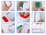 Long Range Wireless Doorbell for Patients at Home - 2 Call Bells with 1 Ring Speaker (Local Plug) for Toilet & Bedside - MEDPRO™ Medical Supplies