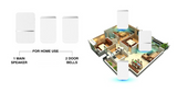 Long Range Wireless Doorbell for Patients at Home - 2 Call Bells with 1 Ring Speaker (Local Plug) for Toilet & Bedside - MEDPRO™ Medical Supplies