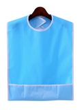 MEDPRO™ Adult Bib with Pocket in PVC Plain Blue 45cm x 65cm (Waterproof & Reusable!) - MEDPRO™ Medical Supplies