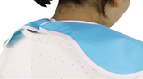 MEDPRO™ Adult Bib with Pocket in PVC Plain Blue 45cm x 65cm (Waterproof & Reusable!) - MEDPRO™ Medical Supplies