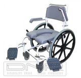 Deluxe Self-Propel Mobile Toilet Commode Chair - MEDPRO™ Medical Supplies