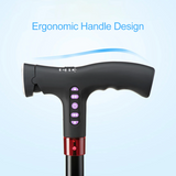 [NEW!] MEDPRO™ Intelligent Cane with FM Radio, Night Light & Emergency Alarm [Adjustable Height]