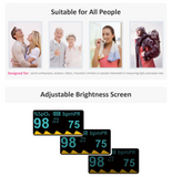 JPD-500D OLED Jumper Finger Pulse Oximeter with Alarm Setting [FDA Approved] + 9months warranty