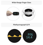 JPD-500D OLED Jumper Finger Pulse Oximeter with Alarm Setting [FDA Approved] + 9months warranty