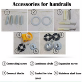 Stainless Steel + ABS Toilet Grab Bar (30/50/60/80cm) - MEDPRO™ Medical Supplies