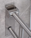 Folding U-Shaped Toilet Grab Bar (Stainless Steel) 60cm