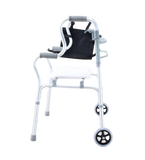 MEDPRO™ NEW Style Foldable Walking Frame / Rollator Walker + Wide Chair Seat with Adjustable Height Full Set[Fall Prevention for Elderly] - MEDPRO™ Medical Supplies