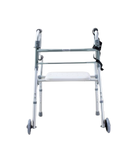 MEDPRO™ NEW Style Foldable Walking Frame / Rollator Walker + Wide Chair Seat with Adjustable Height Full Set[Fall Prevention for Elderly] - MEDPRO™ Medical Supplies
