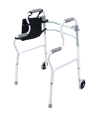 MEDPRO™ NEW Style Foldable Walking Frame / Rollator Walker + Wide Chair Seat with Adjustable Height Full Set[Fall Prevention for Elderly] - MEDPRO™ Medical Supplies
