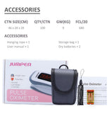JPD-500E Jumper Finger Pulse Oximeter with Alarm [FDA Approved] + 9months warranty - MEDPRO™ Medical Supplies
