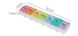 7 Days Pill Organizer Storage Box
