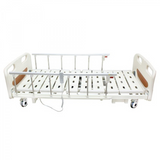 Electric 3 Functions Low Bed with Dual Side Rails & Backup Battery Pack - MEDPRO™ Medical Supplies