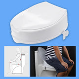4" Raised Toilet Seat with Cover (with/without Handle)