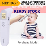 [FDA Approved] JUMPER Non - Contact Digital Infrared Forehead & Ear Thermometer Baby Adult Thermometers Non-contact Body Temperature Fever Alarm LCD Backlight - MEDPRO™ Medical Supplies