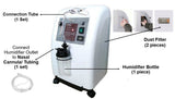 JUMAO Oxygen Concentrator (5 Litres) JMC5A with FDA, CE & ISO cert [Comes with Finger Pulse Oximeter] - MEDPRO™ Medical Supplies