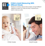 [FDA Approved] JUMPER Non - Contact Digital Infrared Forehead & Ear Thermometer Baby Adult Thermometers Non-contact Body Temperature Fever Alarm LCD Backlight - MEDPRO™ Medical Supplies