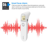 [FDA Approved] JUMPER Non - Contact Digital Infrared Forehead & Ear Thermometer Baby Adult Thermometers Non-contact Body Temperature Fever Alarm LCD Backlight - MEDPRO™ Medical Supplies